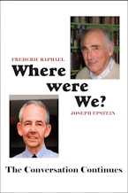 Cover of 'Where Were We?' by Frederic Raphael and Joseph Epstein 