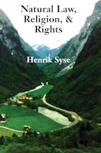 Cover of 'Natural Law Religion Rights' by Henrik Syse 